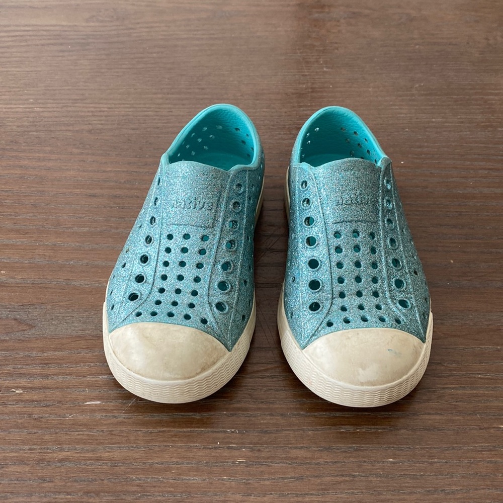 Native shoes, girl, teal/turquoise